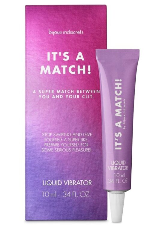 BIJOUX – ITS A MATCH VIBRADOR LIQUIDO 10 ML