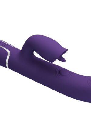 PRETTY LOVE - VIBRADOR RABBIT CON LICKING MORADO