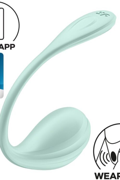 SATISFYER – SMOOTH PETAL ESTIMULADOR PUNTO G VERDE AGUA APP GRATUITA