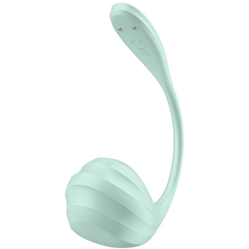 SATISFYER - SMOOTH PETAL ESTIMULADOR PUNTO G VERDE AGUA APP GRATUITA - Imagen 3