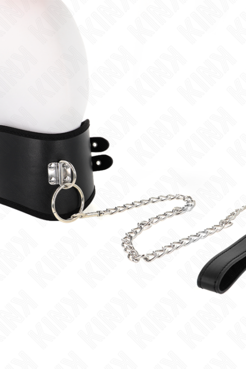 KINK – COLLAR CON CORREA 65 CM ANCHO NEGRO AJUSTABLE 40-55 CM X 10 CM