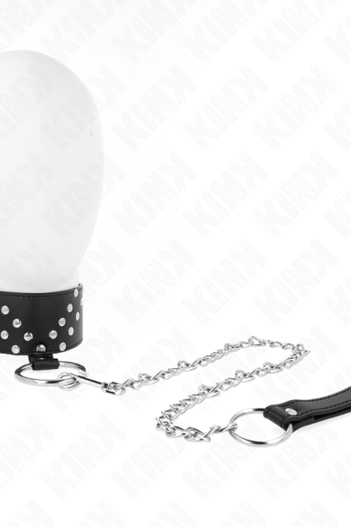KINK – COLLAR CON CORREA 65 CM CON REMACHE EN V AJUSTABLE 36-43 CM X 5 CM