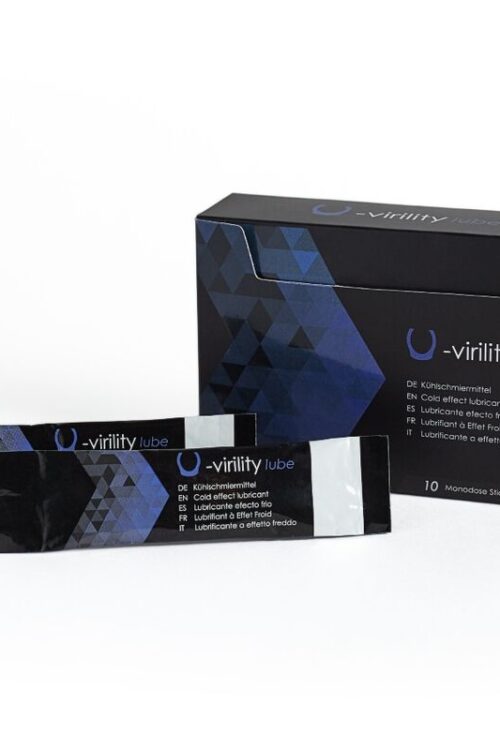 500 COSMETICS – U-VIRILITY LUBE LUBRICANTE EFECTO FRIO 10 X 5 ML