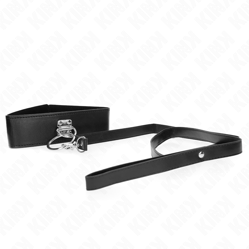 KINK - COLLAR CON CORREA 116 CM CON TACHUELAS CORREA POLIPIEL 50 X 5 CM - Imagen 5