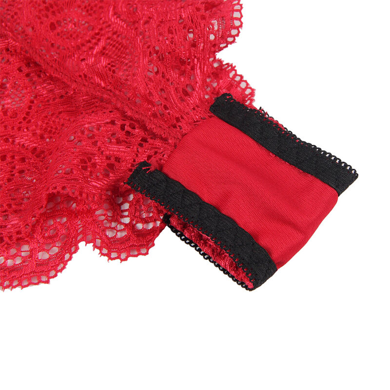 SUBBLIME - 953904 SET 3 PIEZAS ENCAJE Y SATEN ROJO L/XL - Imagen 10