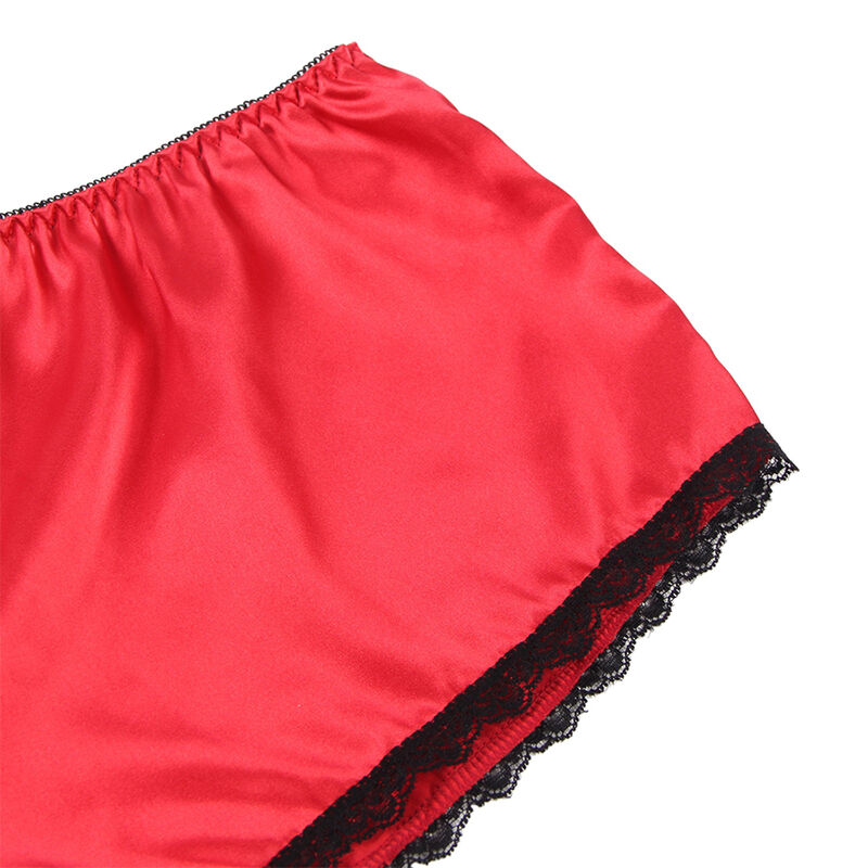 SUBBLIME - 953904 SET 3 PIEZAS ENCAJE Y SATEN ROJO L/XL - Imagen 13