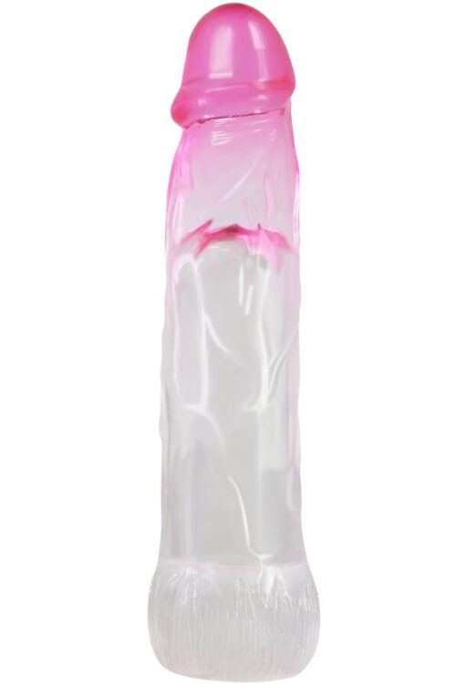 PRETTY LOVE – NERON FUNDA REALÍSTICA ALARGADORA DE 6 CM PARA PENE ROSA