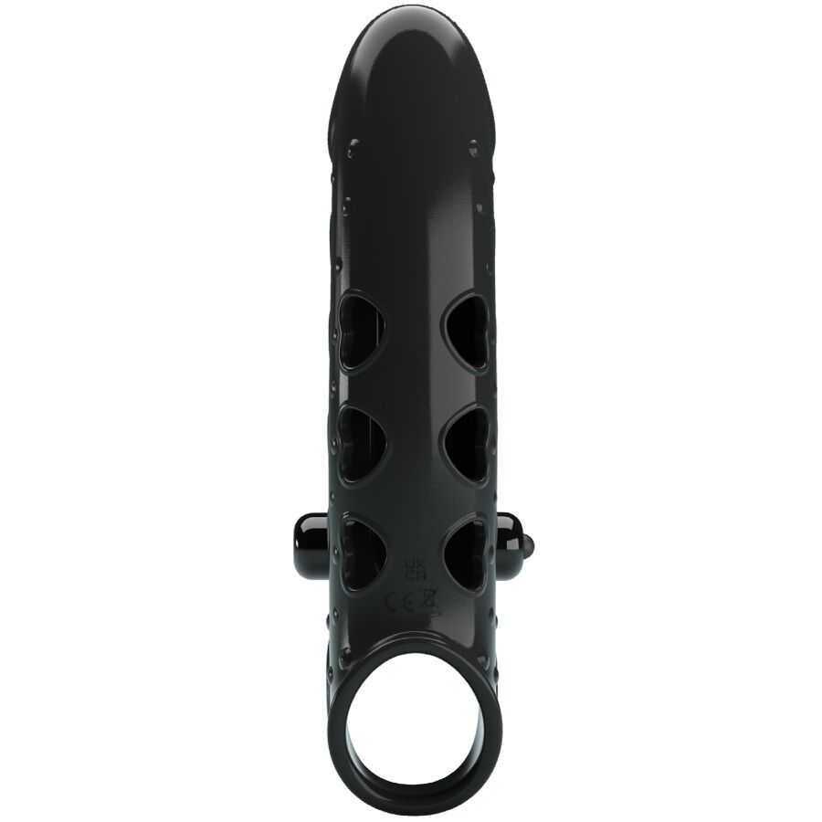 ROMANCE - FUNDA PARA PENE CON VIBRACIÓN NEGRO - Imagen 5