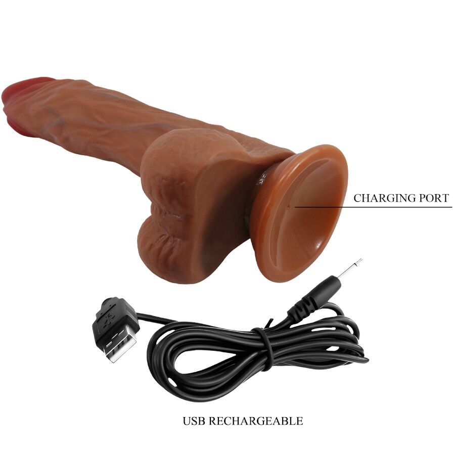 BAILE - CALISTO DILDO REALÍSTICO 25 CM NATURAL - Imagen 2