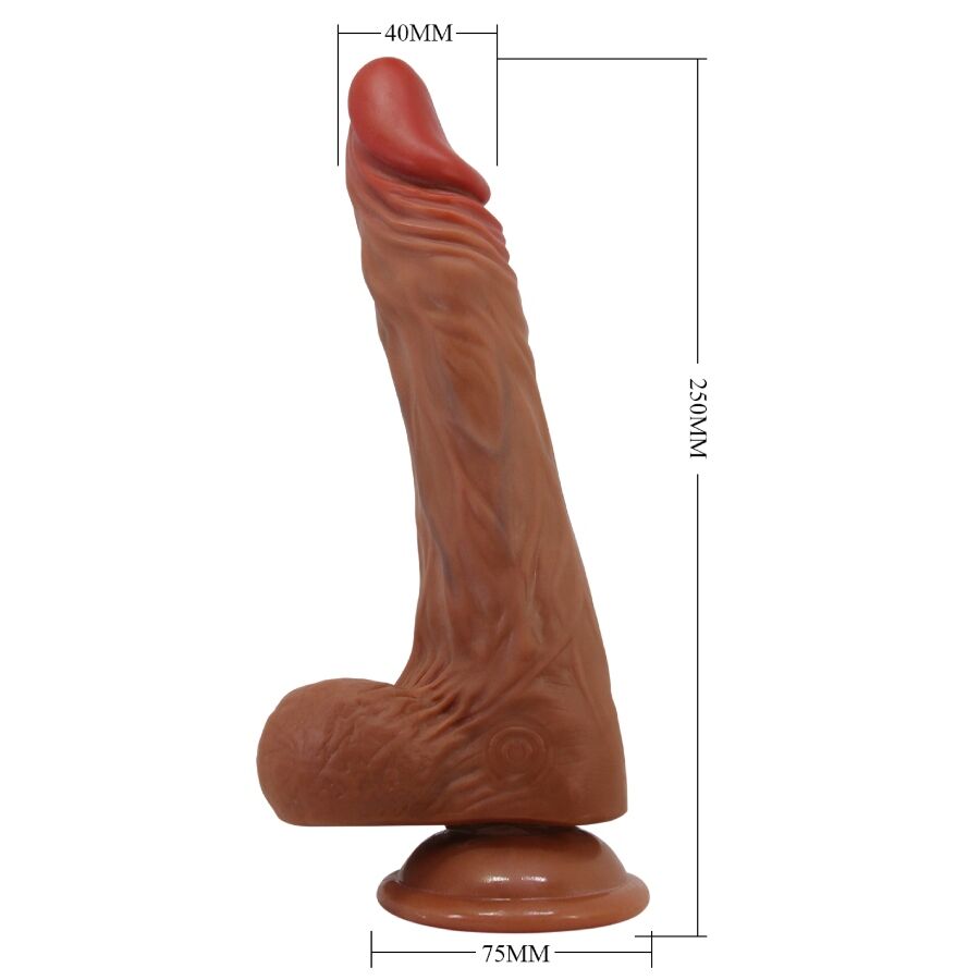 BAILE - CALISTO DILDO REALÍSTICO 25 CM NATURAL - Imagen 6