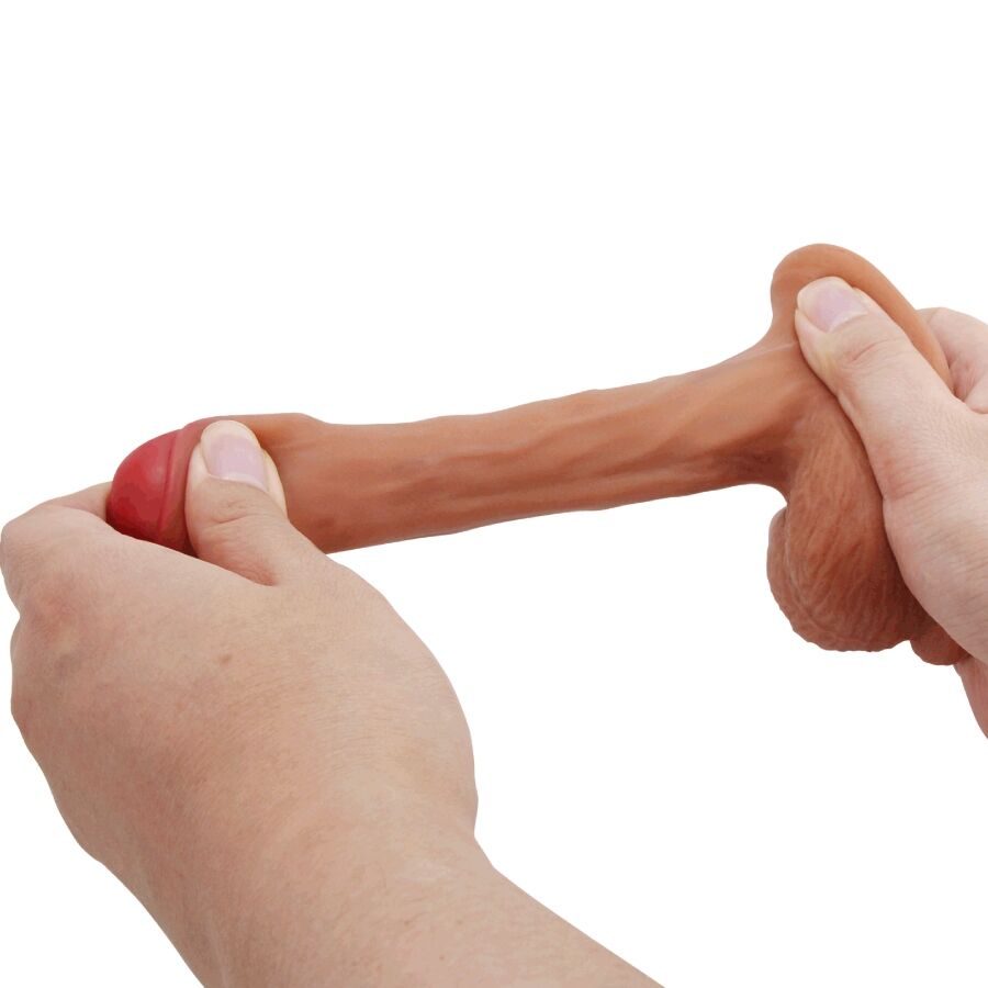 PRETTY LOVE - WARNELL DILDO ULTRA REALÍSTICO Y ELÁSTICO 9.5 CM MULATO - Imagen 6