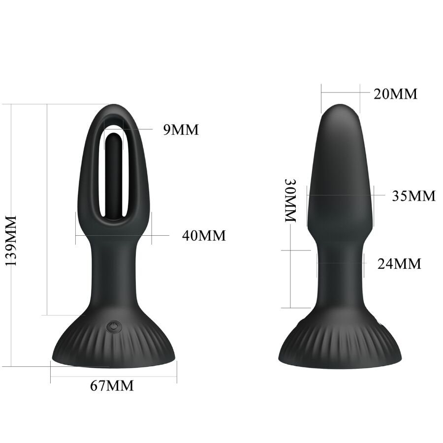 PRETTY LOVE - HUBERT PLUG ANAL CON 7 MODOS DE VIBRACIÓN - Imagen 8