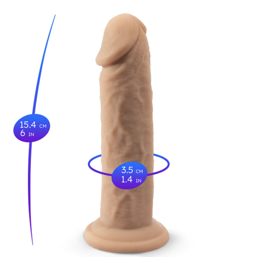 SILEXD – PENE REALÍSTICO MODELO 2 SILICONA TERMOREACTIVO 15.4 CM