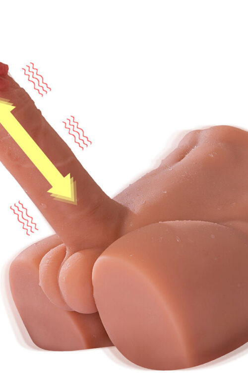 XISE – PEEL DILDO ASS MASTURBADOR DILDO REALÍSTICO POSICIÓN FRONTAL CON THRUSTING 17,5 CM