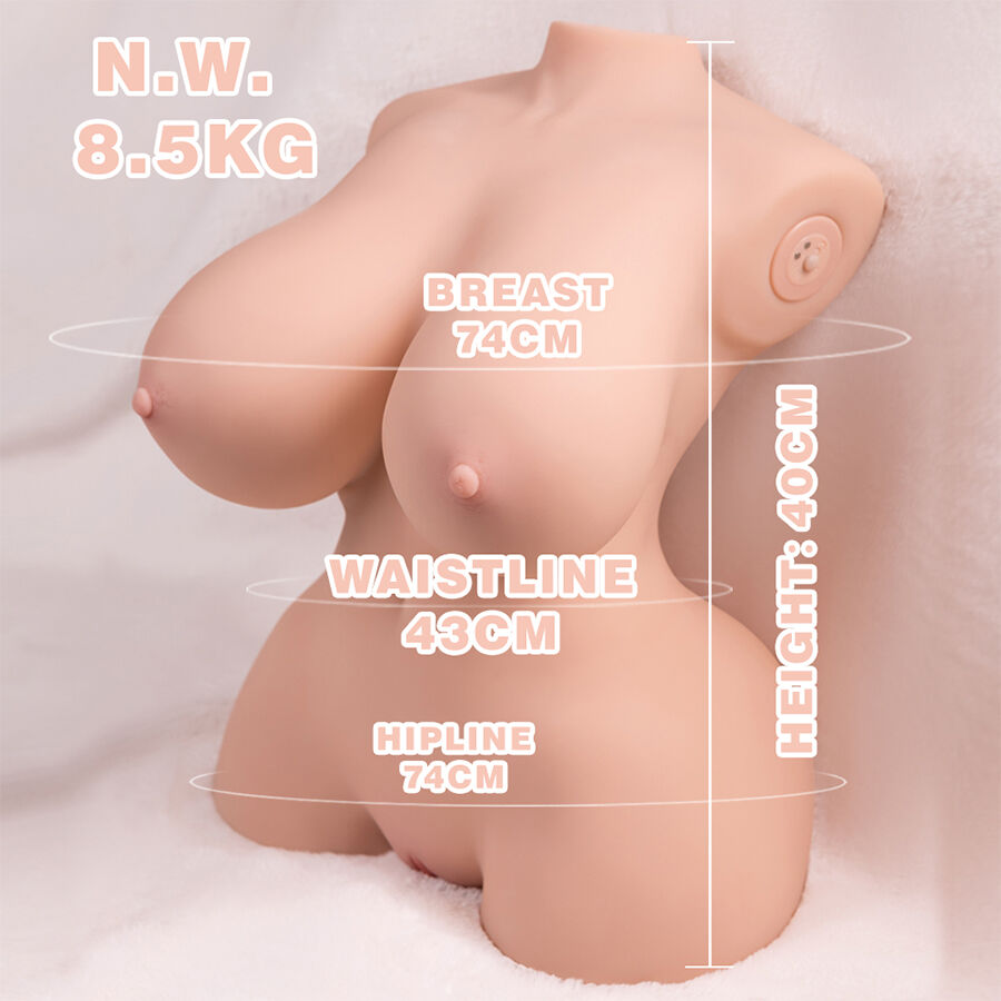 XISE - TINY THRUSTING TORSO REALÍSTICO CON VIBRACIÓN FEMENINO 40 CM - Imagen 11