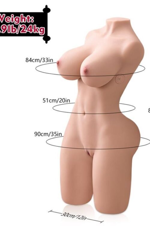 XISE – ERICA THRUSTING TORSO REALÍSTICO CON VIBRACIÓN FEMENINO 84 CM