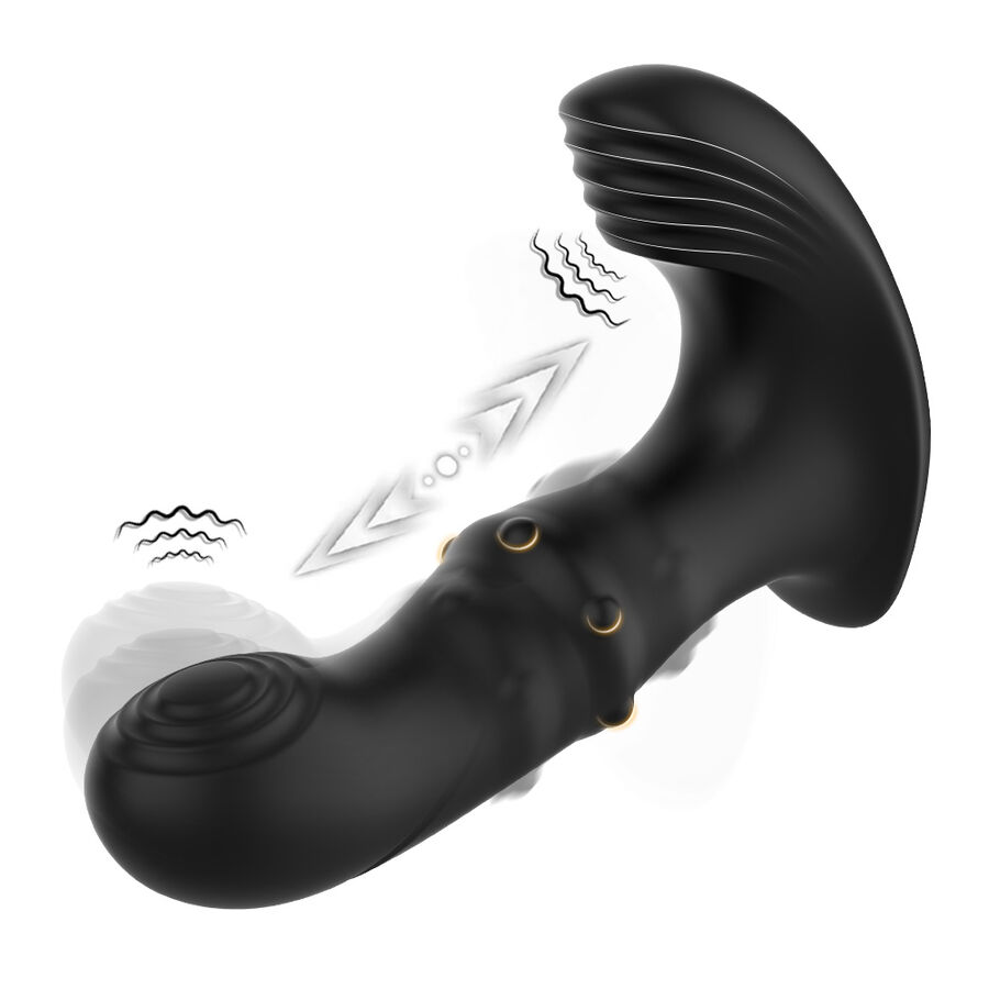 ARMONY - VIBRADOR ANAL PRÓSTATA CONTROL REMOTO NEGRO - Imagen 3