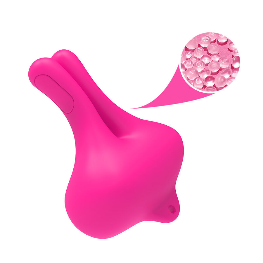 ARMONY - PINZAS PARA PEZONES MAGNÉTICA CON VIBRACIÓN FORMA CONEJO ROSA - Imagen 8