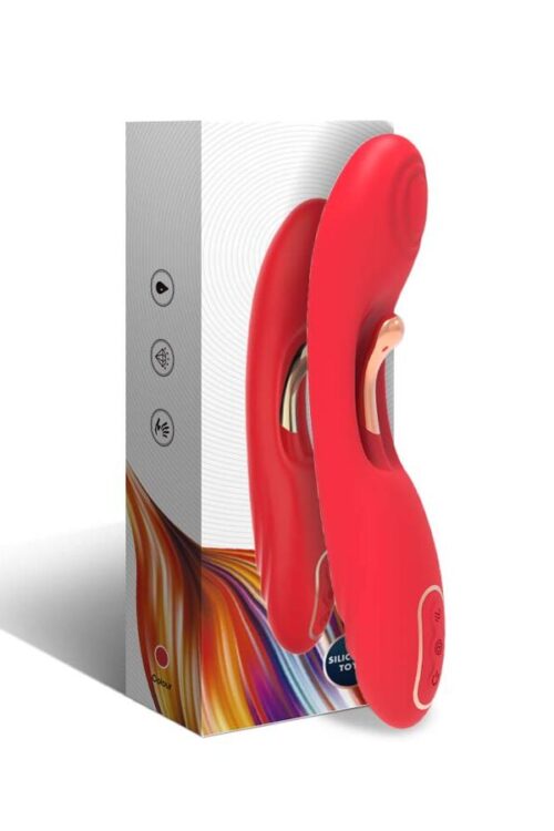 ARMONY – VIBRADOR CON LENGUA OSCILANTE ROJO