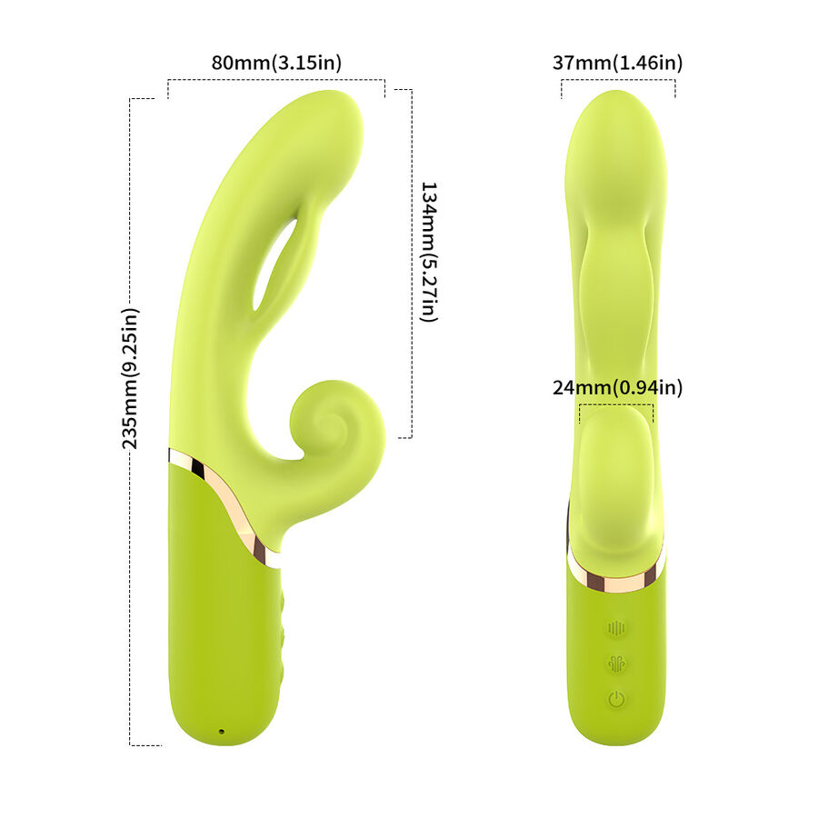 ARMONY - VIBRADOR ESTIMULADOR PUNTO A INFLABLE VERDE - Imagen 8