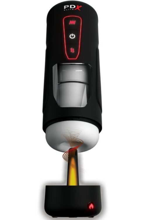 PDX ELITE – MILK ME HOTTER MASTURBADOR AUTOMÁTICO CON THRUSTING Y VIBRACIÓN EFECTO CALOR
