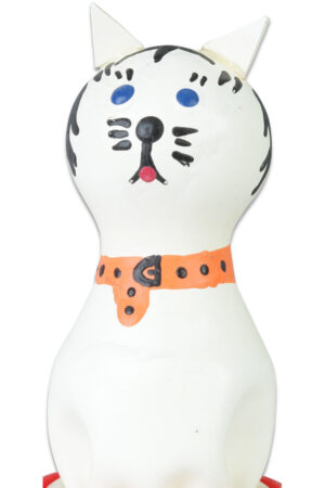 CONDOMERIE - PRESERVATIVO DECORATIVO PINTADO A MANO GATO BLANCO