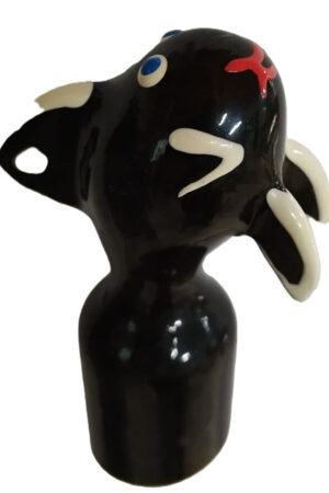 CONDOMERIE - PRESERVATIVO DECORATIVO PINTADO A MANO ORCA AMABLE XL
