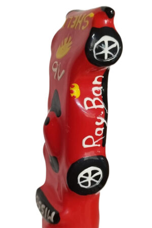 CONDOMERIE - PRESERVATIVO DECORATIVO PINTADO A MANO F1 FERRARI XL