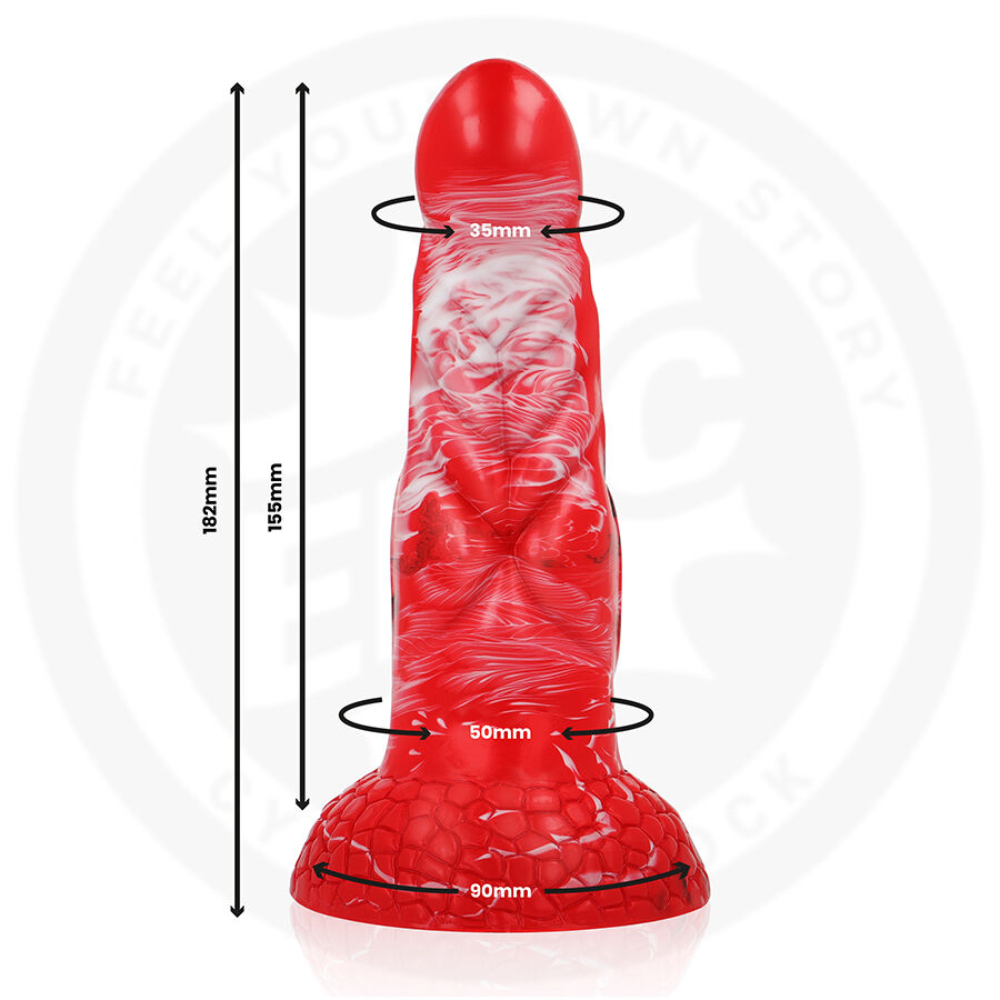 EPIC - AGNIS DILDO FUEGO CARMESÍ - Imagen 2
