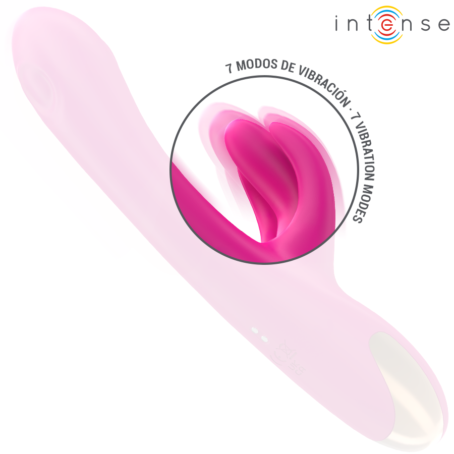 INTENSE - BRITNEY VIBRADOR MULTIFUNCIÓN RABBIT 23 CM ROSA - Imagen 4
