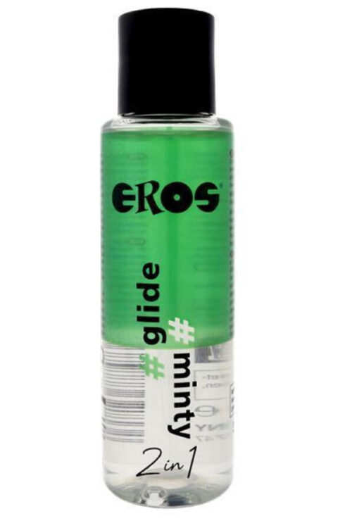 EROS – LUBRICANTE «2 EN 1» GLIDE MINTY BASE DE SILICONA 100 ML