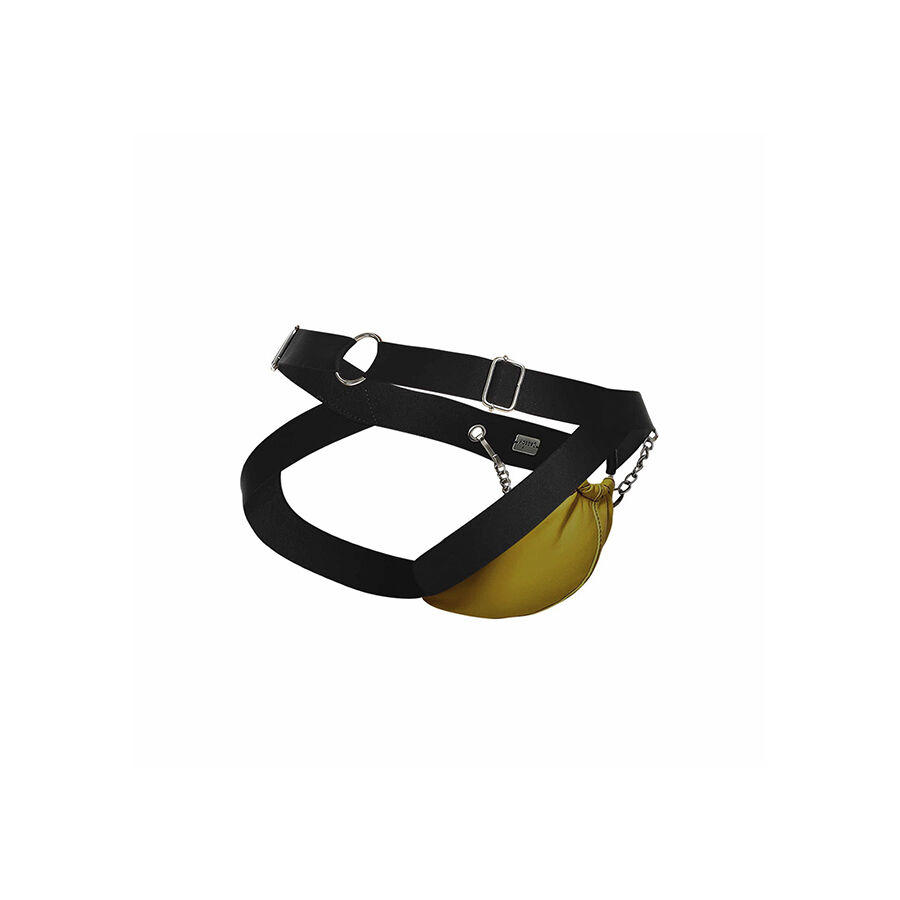 MOB - DNGEON JOCKSTRAP AMARILLO CON CADENAS TALLA ÚNICA - Imagen 7