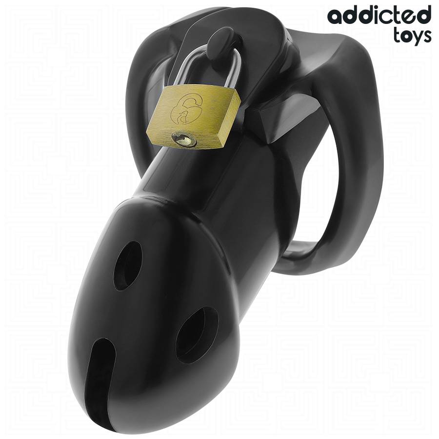 ADDICTED TOYS LOCKED - UNBROKEN DEN JAULA PARA PENE 9,8 CM - Imagen 5