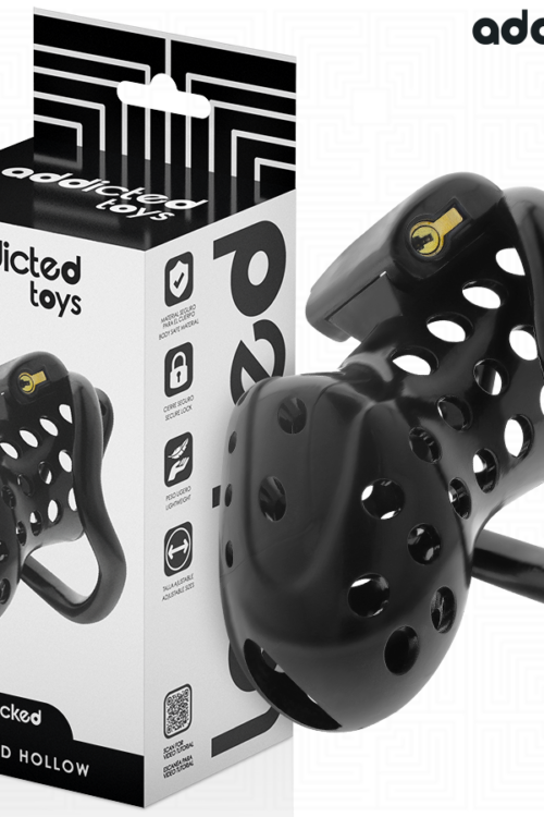ADDICTED TOYS LOCKED – CHAINED HOLLOW JAULA PARA PENE 10,5 CM
