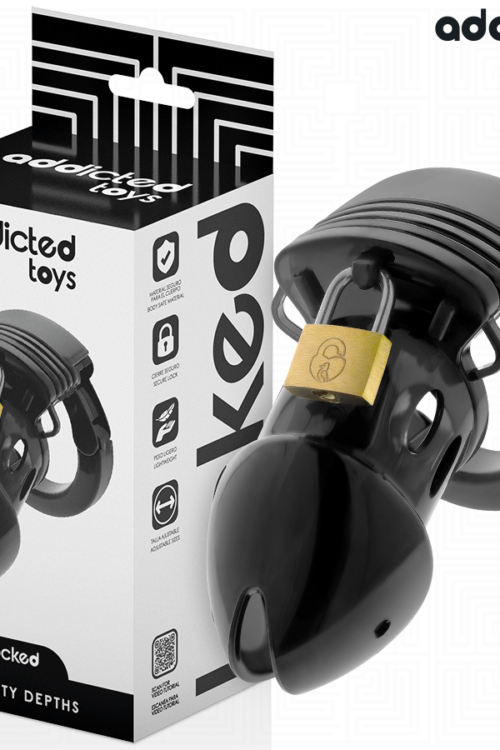 ADDICTED TOYS LOCKED – CHASTITY DEPTHS JAULA PARA PENE 7,5 CM