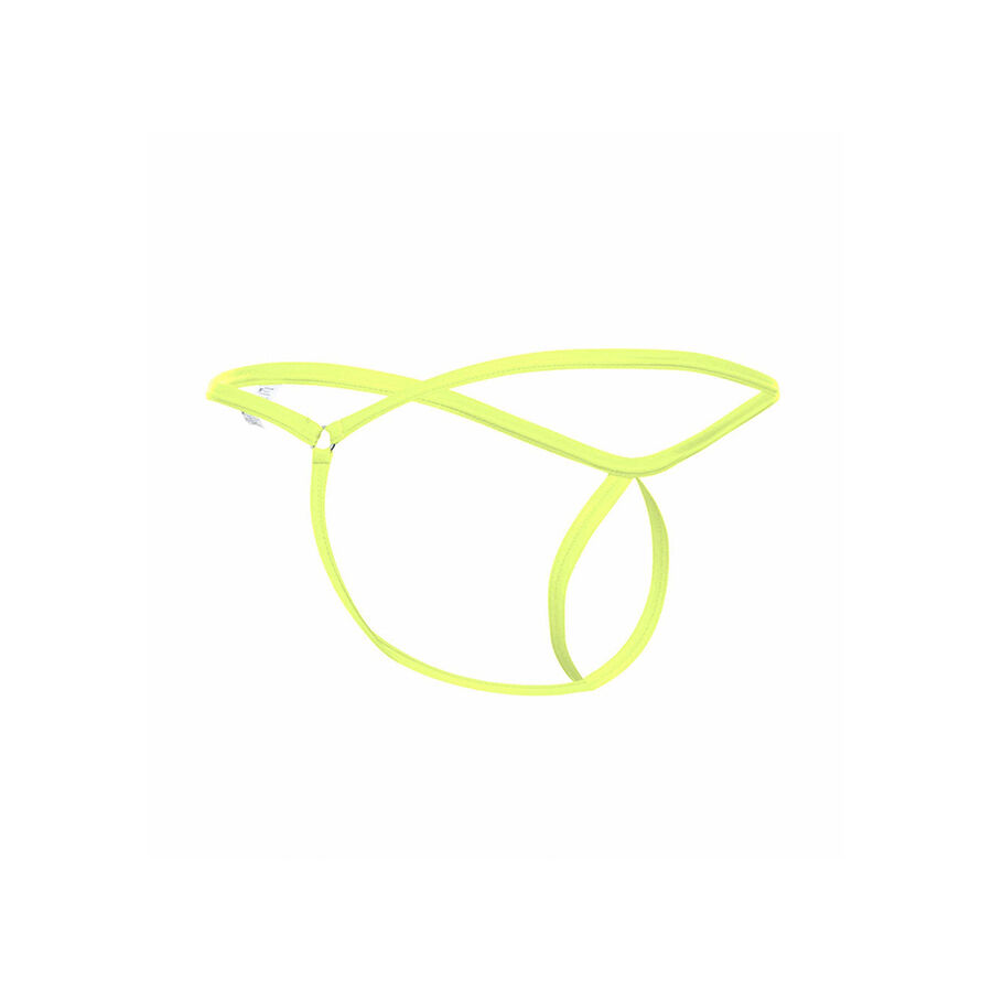 MOB - TANGA VERDE CON FORMA DE LAGRIMA TALLA S/M - Imagen 4