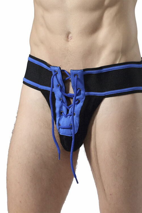 MOB – FETISH JOCKSTRAP FÚTBOL AZUL TALLA S