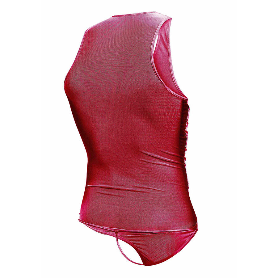 MOB - BODYSHEER TRANSPARTE ROJO TALLA S/M - Imagen 3
