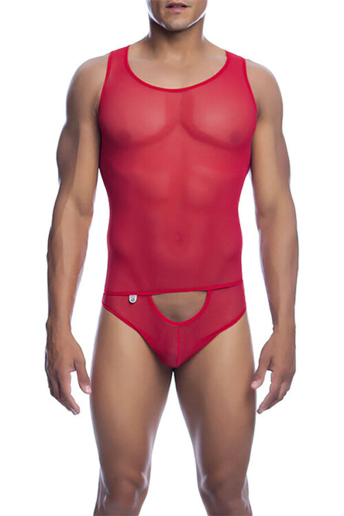 MOB – BODYSHEER TRANSPARTE ROJO TALLA S/M