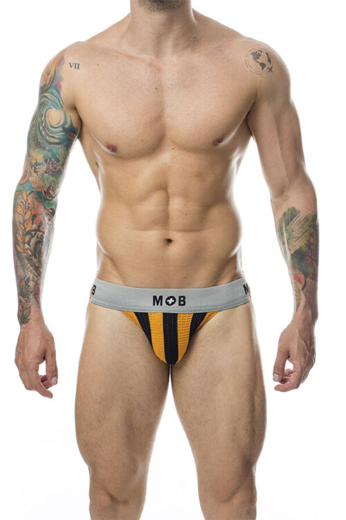 MOB – JOCK CLASICO STRIPE NARANJA TALLA S
