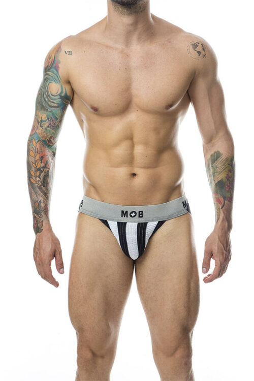 MOB – JOCK CLASICO STRIPE BLANCO TALLA S