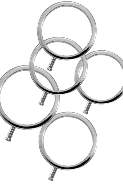 ELECTRASTIM – ELECTRARINGS ANILLOS METÁLICOS PARA EL PENE PACK 5