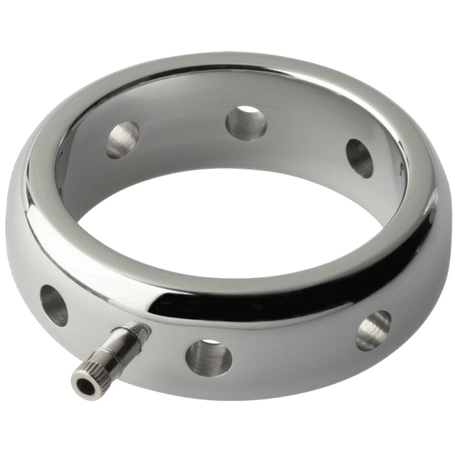 ELECTRASTIM - PRESTIGE ANILLO ELECTROMAGNÉTICO DE METAL PARA EL PENE 46 MM - Imagen 2
