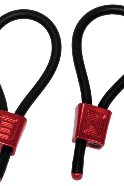 ELECTRASTIM – PRESTIGE ELECTRA LOOPS ANILLOS DE PENE AJUSTABLES ROJO