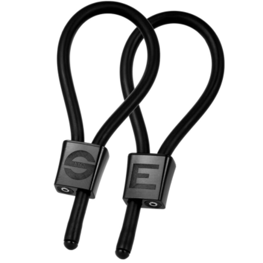 ELECTRASTIM – PRESTIGE ELECTRA LOOPS ANILLOS DE PENE AJUSTABLES NEGRO