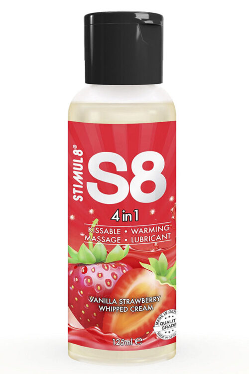 STIMUL8 – S8 4 EN 1 LUBRICANTE POSTRE FRESA 125 ML