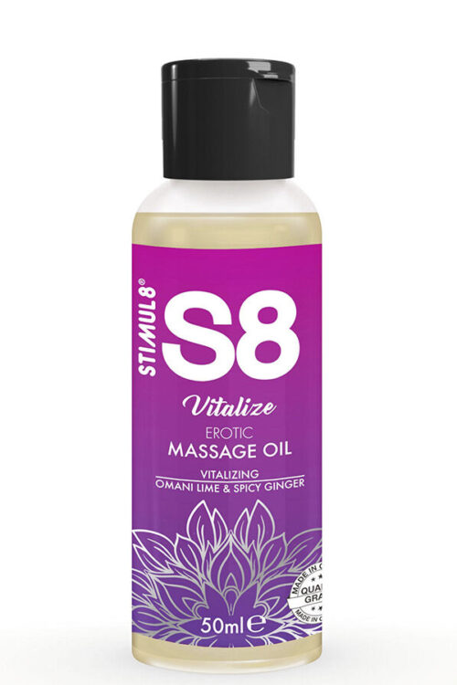 STIMUL8 – S8 VITALIZE ACEITE DE MASAJE ERÓTICO LIMA 50 ML