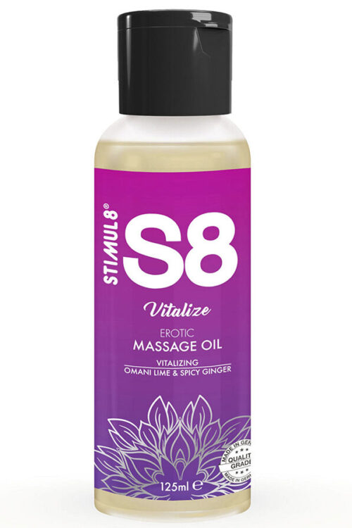 STIMUL8 – S8 VITALIZE ACEITE DE MASAJE LIMA 125 ML