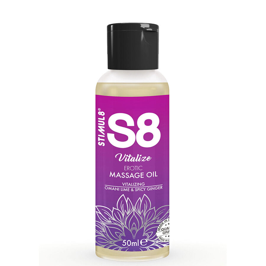 STIMUL8 - S8 CAJA DE ACEITE DE MASAJE 3 X 50 ML - Imagen 2