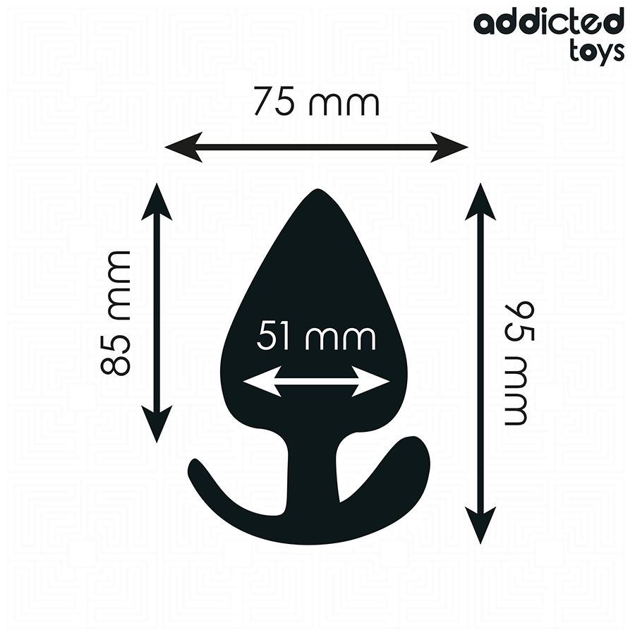 ADDICTED TOYS - PLUG ANAL SILICONA TALLA XL 9.5 CM - Imagen 3